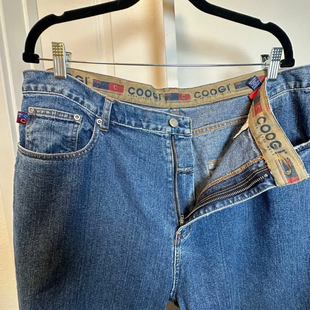 COOGI Australia Men’s Jeans 40 Blue Vintage Y2K Straight Leg Down Under